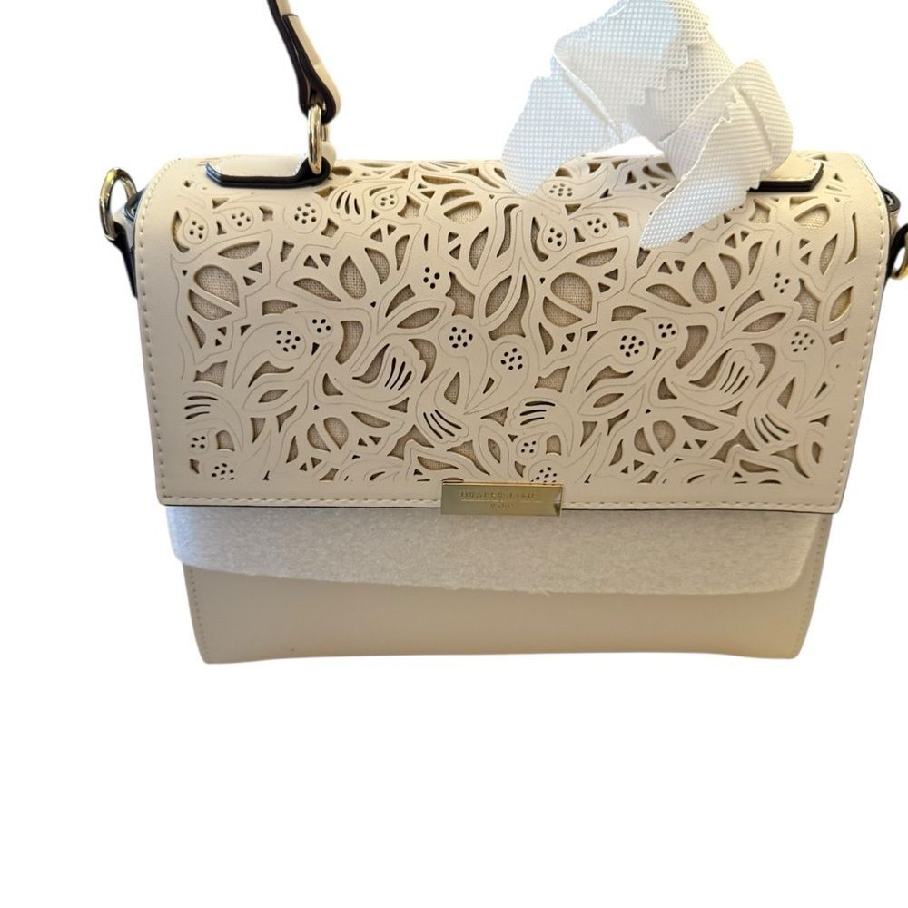 Draper James Ivory Floral Crossbody Bag